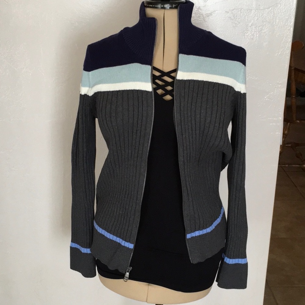 Eddie Bauer Full Zip Sweater